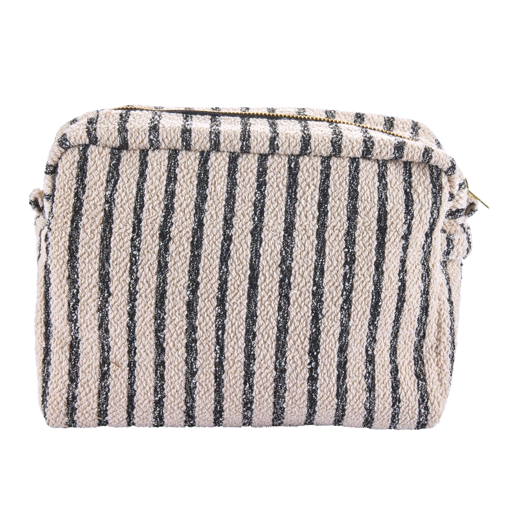 Toilettaske, Strib - 22x30 cm